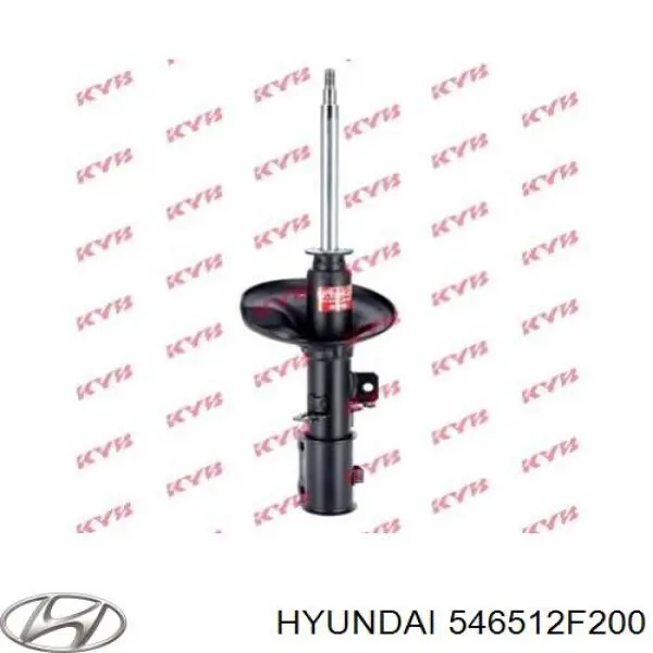 Amortyzator przedni lewy Hyundai/Kia 546512F200 cena, od 71,51 USD
