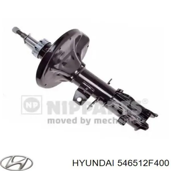 Do koszyka 546512F400 Hyundai/Kia Amortyzator przedni lewy