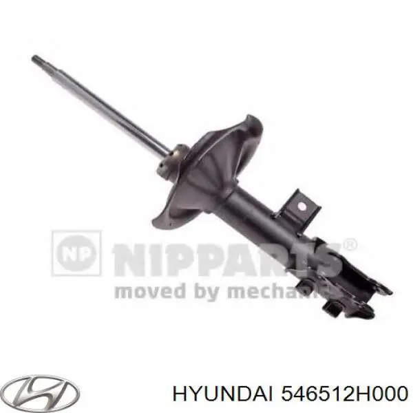 Do koszyka 546512H000 Hyundai/Kia Amortyzator przedni lewy