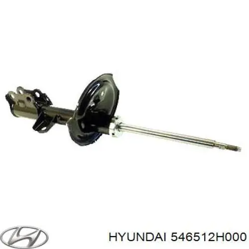 Amortyzator przedni lewy 546512H000 Hyundai/Kia
