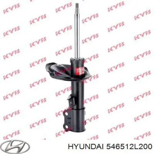 Amortyzator przedni lewy Hyundai/Kia 546512L200 cena, od 57,83 USD