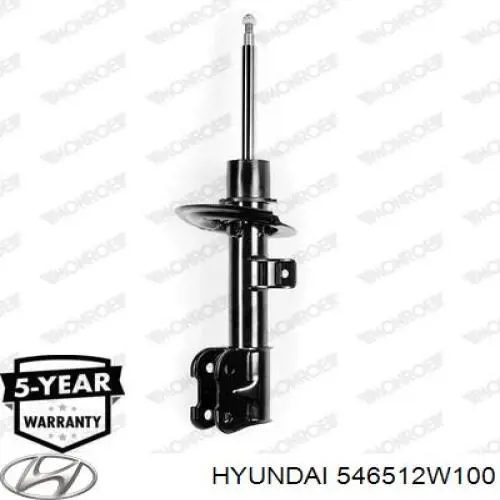 546512W100 Hyundai/Kia Amortyzator przedni lewy