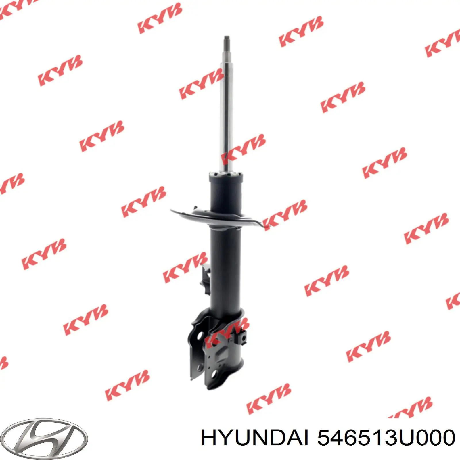 Do koszyka 546513U000 Hyundai/Kia Amortyzator przedni lewy