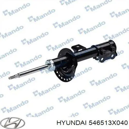 Amortyzator przedni lewy 546513X040 Hyundai/Kia