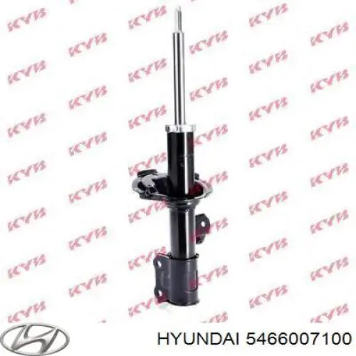 5466007100 Hyundai/Kia Amortyzator przedni prawy