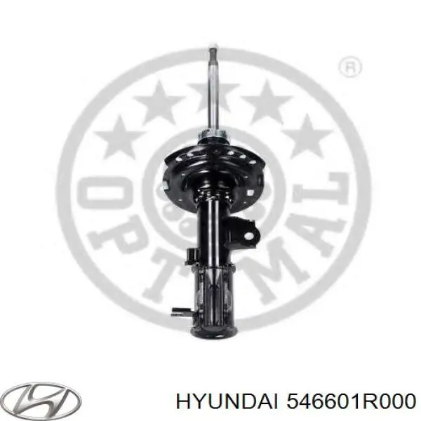 Do koszyka 546601R000 Hyundai/Kia Amortyzator przedni prawy