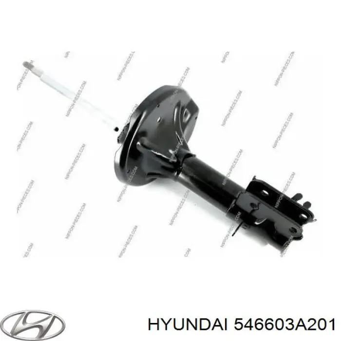 Do koszyka 546603A201 Hyundai/Kia Amortyzator przedni prawy