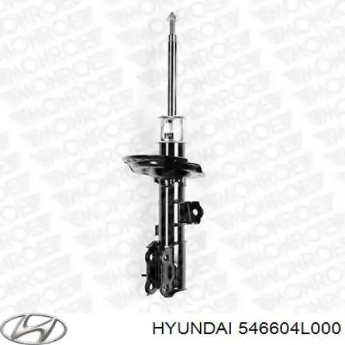 Amortyzator przedni prawy Hyundai/Kia 546604L000 cena, od 54,89 USD
