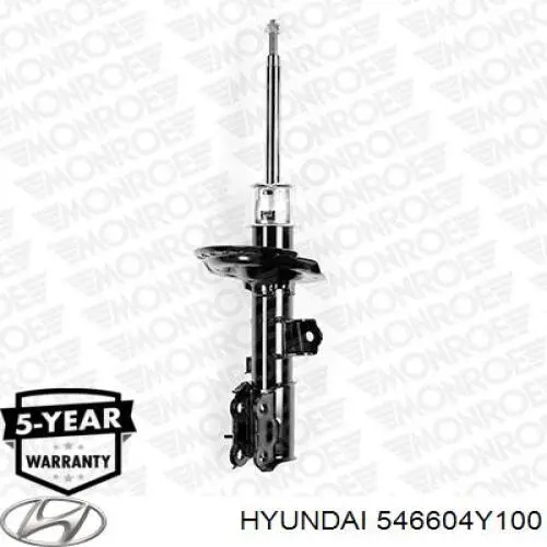 Do koszyka 546604Y100 Hyundai/Kia Amortyzator przedni prawy