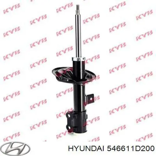 546611D200 Hyundai/Kia Amortyzator przedni prawy