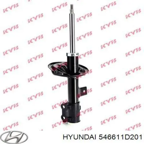 Amortyzator przedni prawy Hyundai/Kia 546611D201 cena, od 58,75 USD
