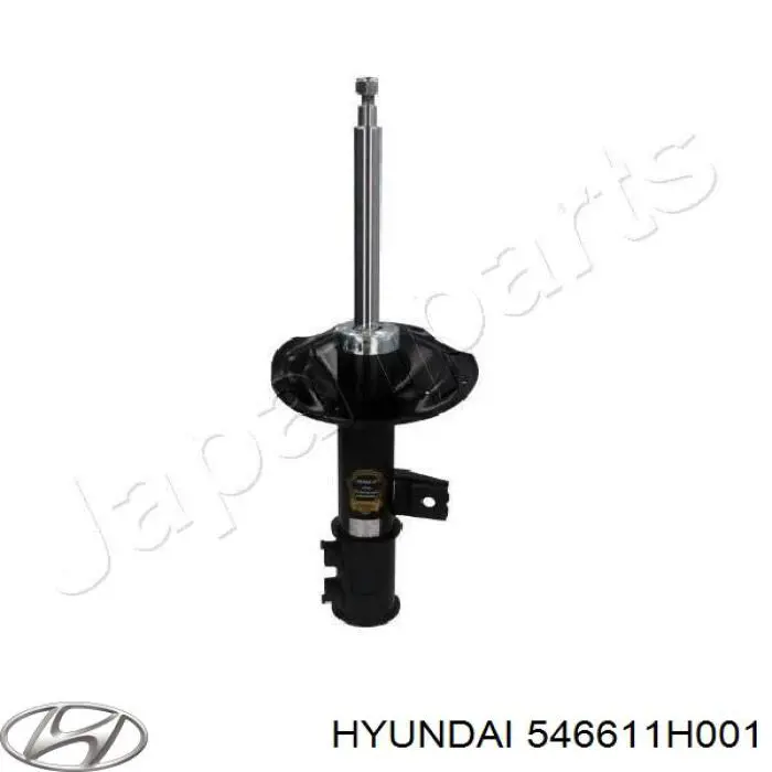 Do koszyka 546611H001 Hyundai/Kia Amortyzator przedni prawy