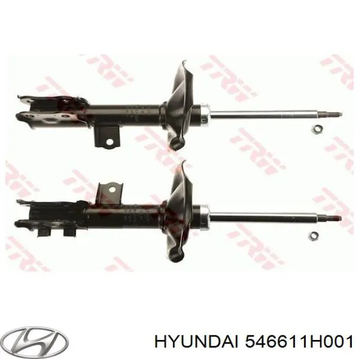 546611H001 Hyundai/Kia Amortyzator przedni prawy