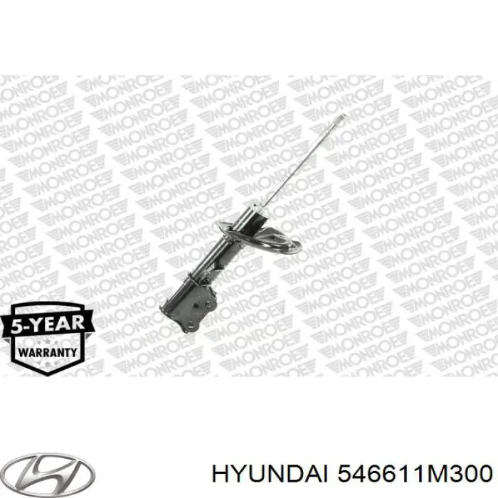 Amortyzator przedni prawy Hyundai/Kia 546611M300 cena, od 53,60 USD