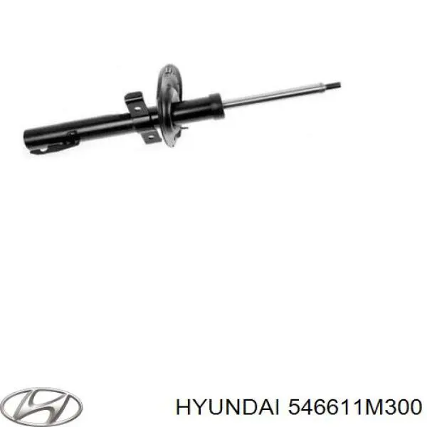 Do koszyka 546611M300 Hyundai/Kia Amortyzator przedni prawy