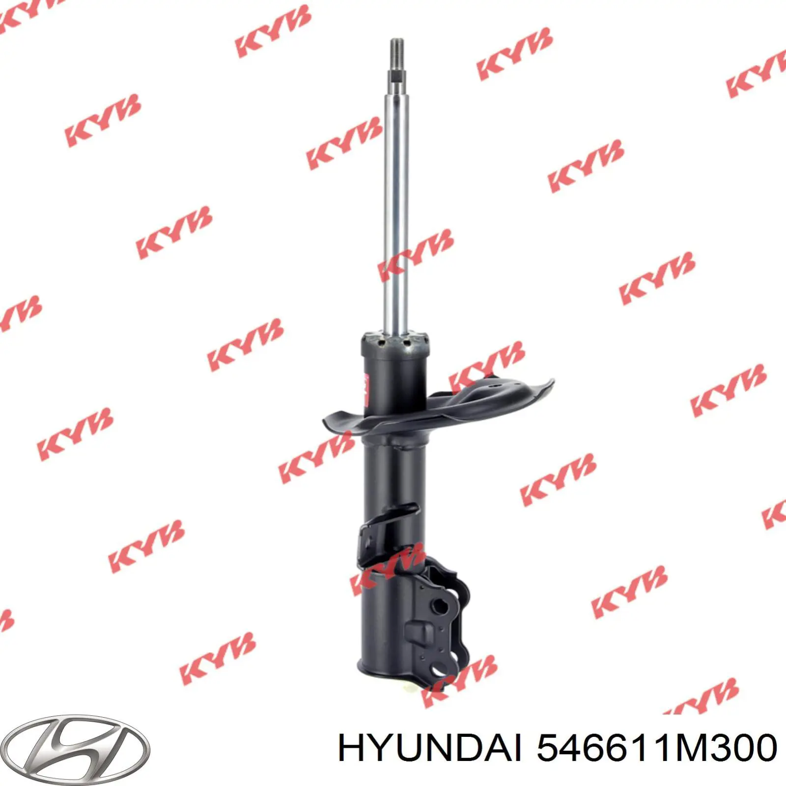 546611M300 Hyundai/Kia Amortyzator przedni prawy