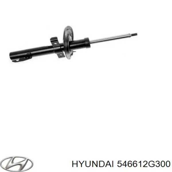 Do koszyka 546612G300 Hyundai/Kia Amortyzator przedni prawy
