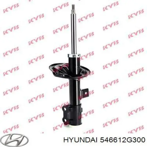 Amortyzator przedni prawy Hyundai/Kia 546612G300 cena, od 129,35 USD