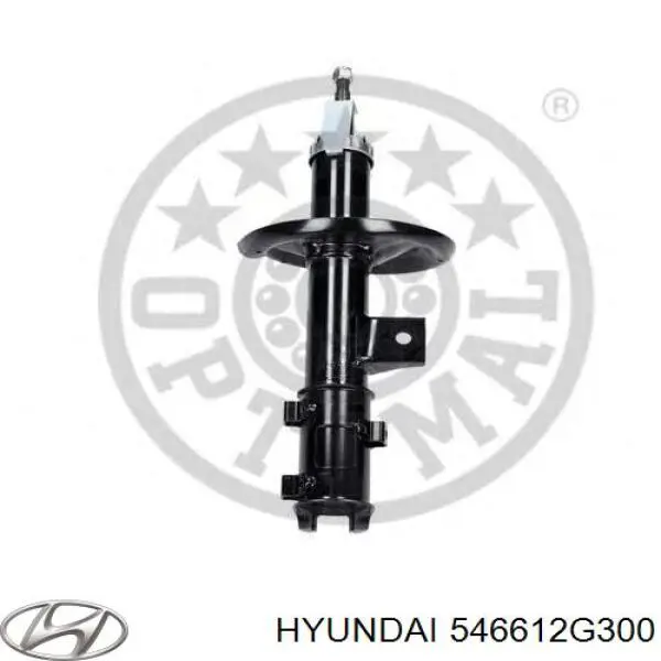 Do koszyka 546612G300 Hyundai/Kia Amortyzator przedni prawy