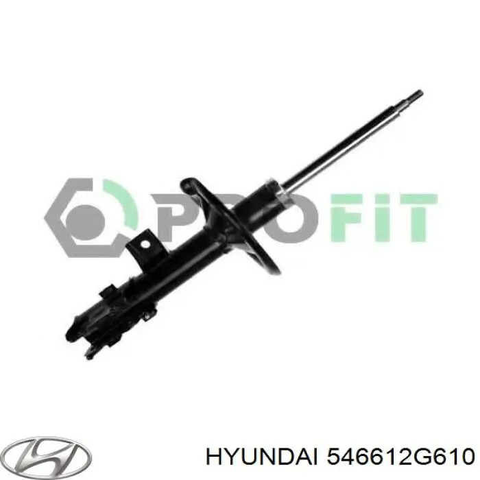 Amortyzator przedni prawy Hyundai/Kia 546612G610 cena, od 161,47 USD