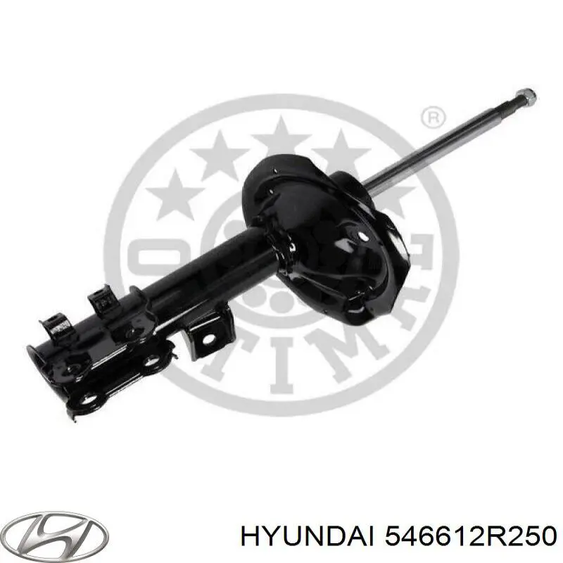 Do koszyka 546612R250 Hyundai/Kia Amortyzator przedni prawy