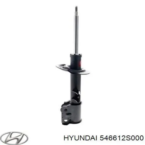 Do koszyka 546612S000 Hyundai/Kia Amortyzator przedni prawy
