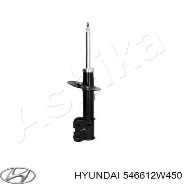 Amortyzator przedni prawy 546612W450 Hyundai/Kia