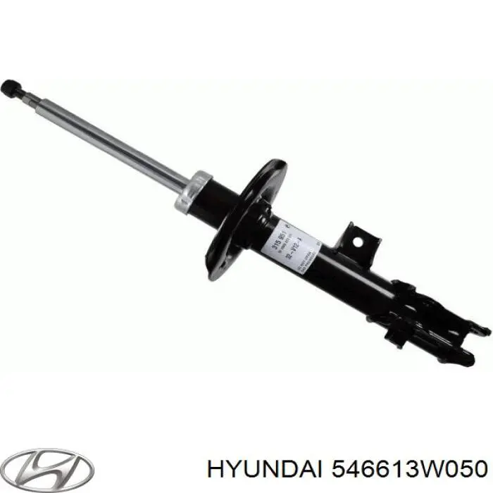Do koszyka 546613W050 Hyundai/Kia Amortyzator przedni prawy