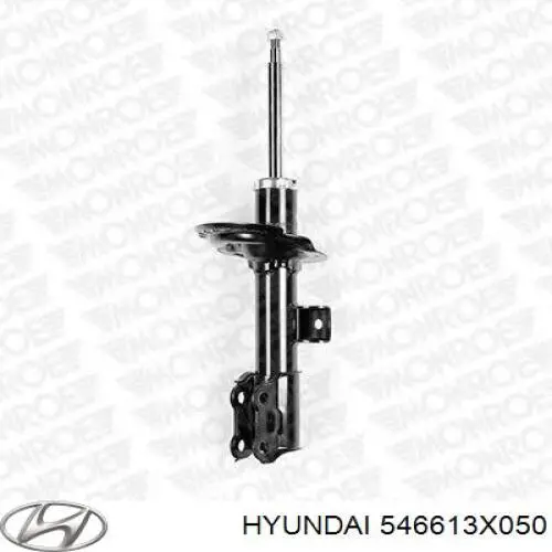 Amortyzator przedni prawy Hyundai/Kia 546613X050 cena, od 74,21 USD