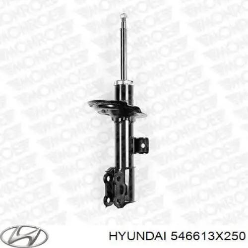 Amortyzator przedni prawy Hyundai/Kia 546613X250 cena, od 62,07 USD