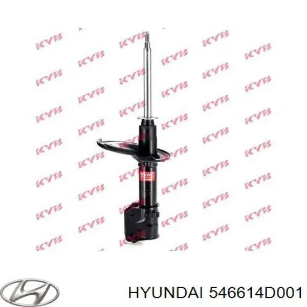 Do koszyka 546614D001 Hyundai/Kia Amortyzator przedni prawy