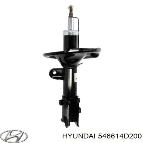 Do koszyka 546614D200 Hyundai/Kia Amortyzator przedni prawy