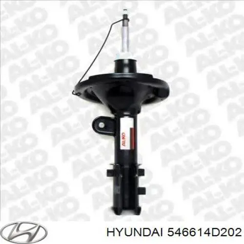 Do koszyka 546614D202 Hyundai/Kia Amortyzator przedni prawy