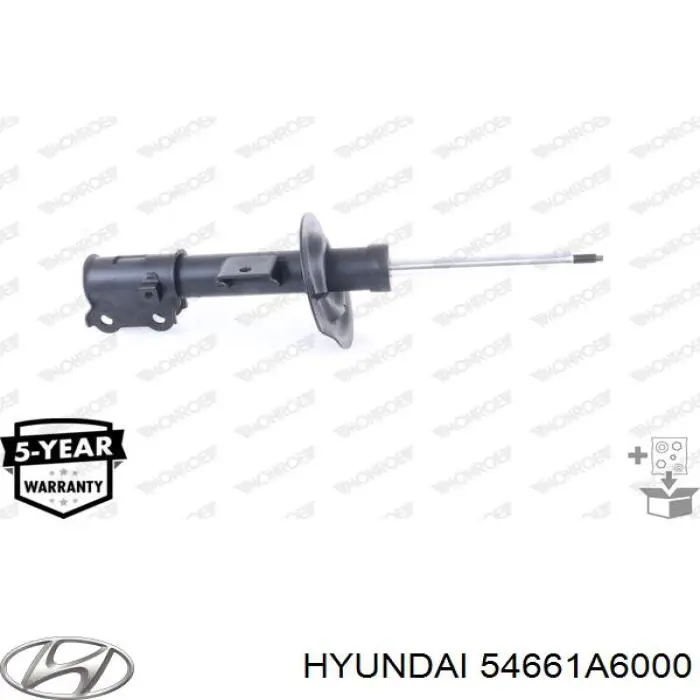 Amortyzator przedni prawy Hyundai/Kia 54661A6000 cena, od 65,74 USD