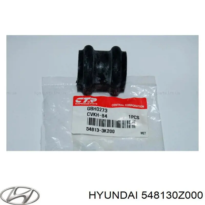 Do koszyka 548130Z000 Hyundai/Kia Tuleja stabilizatora przedniego