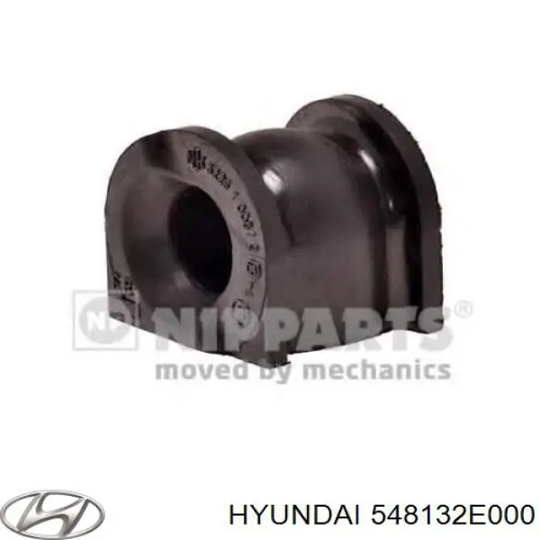 Do koszyka 548132E000 Hyundai/Kia Tuleja stabilizatora przedniego
