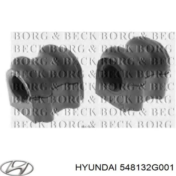 Tuleja stabilizatora przedniego Hyundai/Kia 548132G001 cena, od 7,40 USD