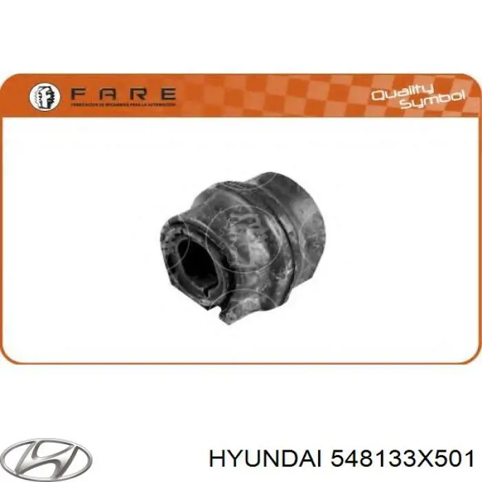 Do koszyka 548133X501 Hyundai/Kia Tuleja stabilizatora przedniego