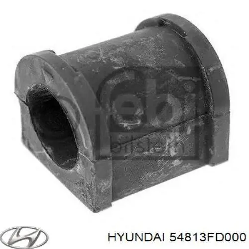 Do koszyka 54813FD000 Hyundai/Kia Tuleja stabilizatora przedniego