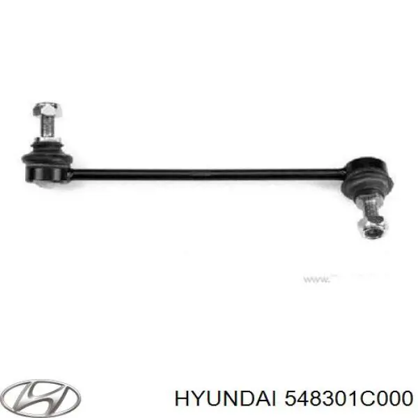 Do koszyka 548301C000 Hyundai/Kia Łącznik stabilizatora przedniego lewy