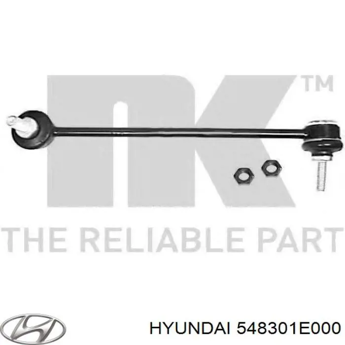 Do koszyka 548301E000 Hyundai/Kia Łącznik stabilizatora przedniego lewy