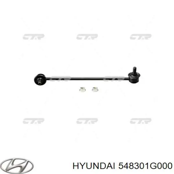 Do koszyka 548301G000 Hyundai/Kia Łącznik stabilizatora przedniego lewy