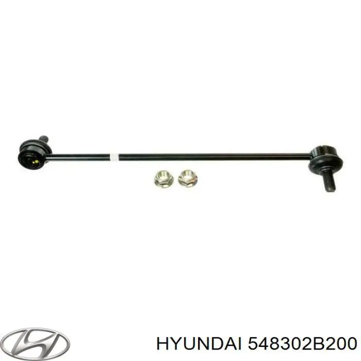 Do koszyka 548302B200 Hyundai/Kia Łącznik stabilizatora przedniego lewy