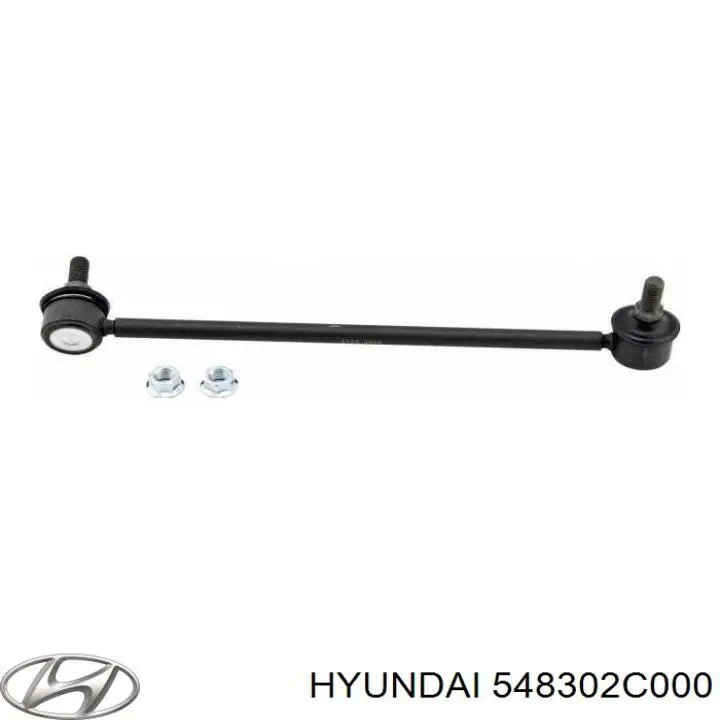 Do koszyka 548302C000 Hyundai/Kia Łącznik stabilizatora przedniego lewy