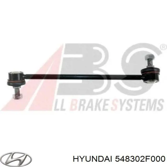 548302F000 Hyundai/Kia Łącznik stabilizatora przedniego lewy