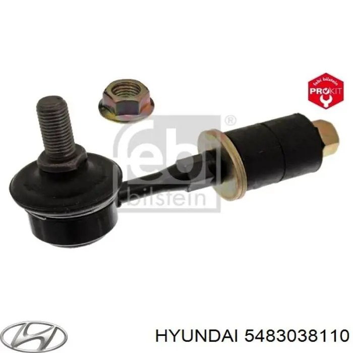 Do koszyka 5483038110 Hyundai/Kia Łącznik stabilizatora przedniego