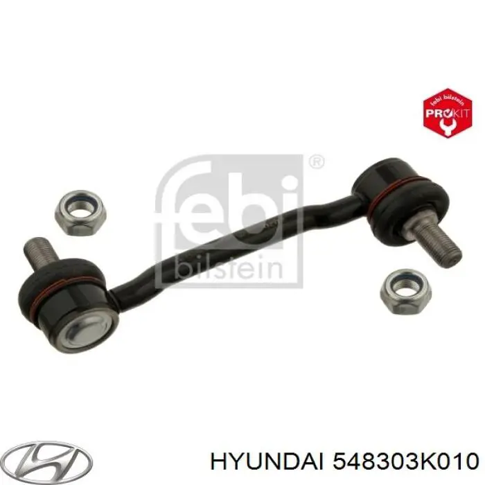 Łącznik stabilizatora przedniego Hyundai/Kia 548303K010 cena, od 19,28 USD