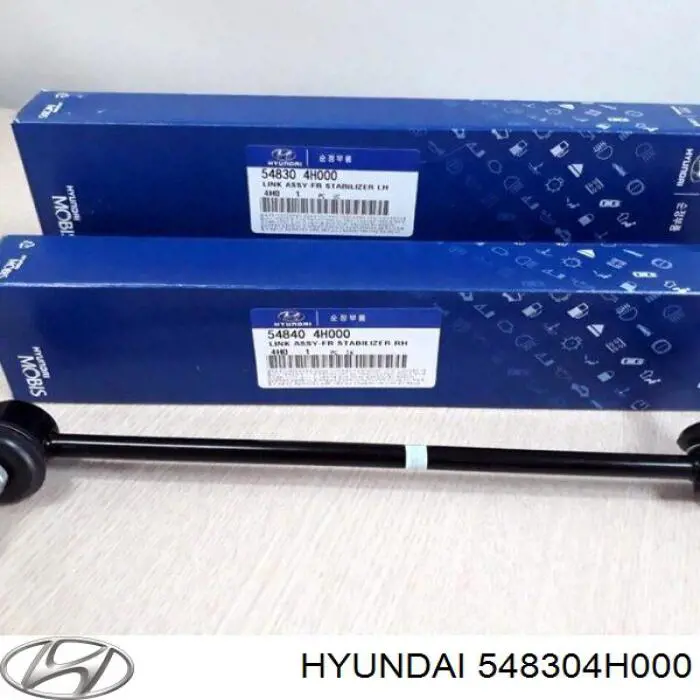 Do koszyka 548304H000 Hyundai/Kia Łącznik stabilizatora przedniego lewy