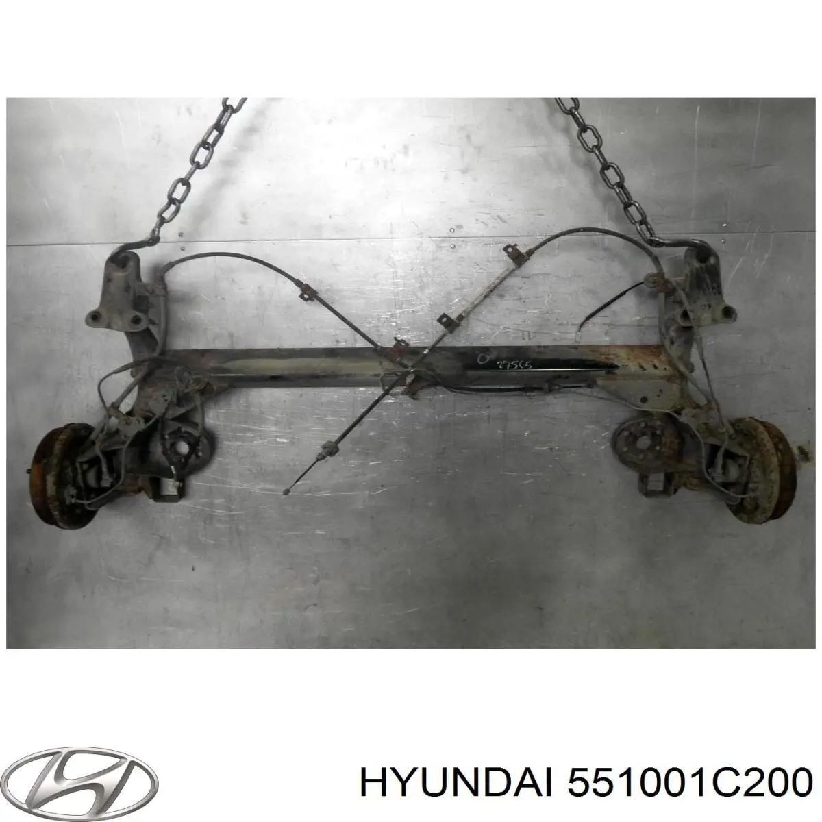 Do koszyka 551001C200 Hyundai/Kia Korpus osi tylnej