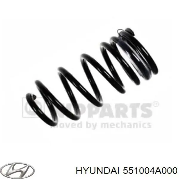 Sprężyna tylna 551004A000 Hyundai/Kia